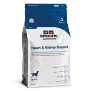SPECIFIC Dog CKD Heart & Kidney Support: Hundefutter für Hunde mit Herz-, Nieren- oder Leberversagen 2 kg