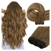 Extensions Echthaar Remy Braun Balayage Ombre 60 cm 1-6 HW#4 1 St