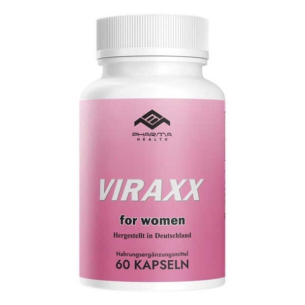 Viraxx Frauen | Potenzmittel | Kapselform | Vitalität 60 St