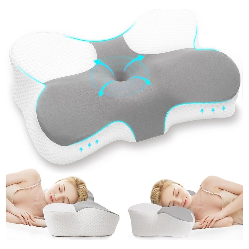 Memory Foam Nackenkissen Orthopädisches Kissen - Ergonomisch 1 St